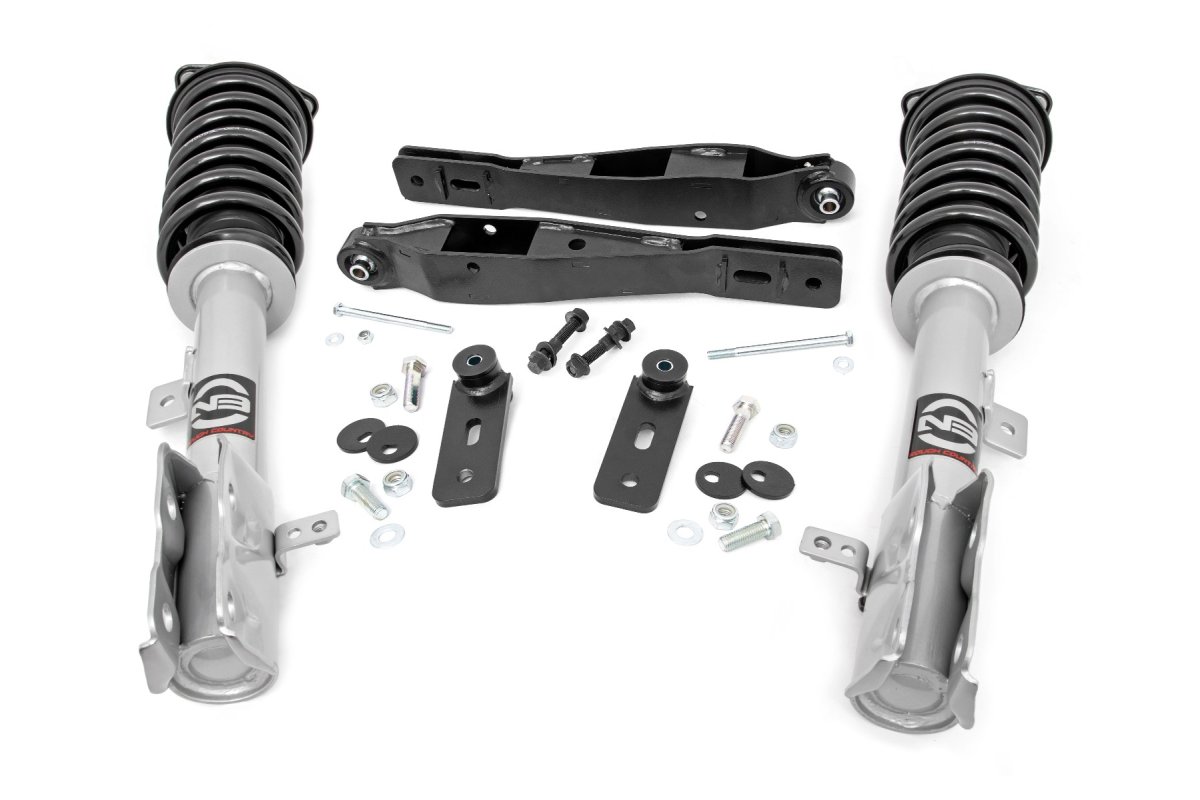 Jeep Compass Suspension Lift Kit - Front - Rough Country - 2 Inch Lift Kit | N3 Front Struts - '07-'16